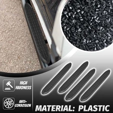 Replacement For WSP001KIT 3" Round Nerf Bars LH & RH Molding Trims 4Pcs Step Pad