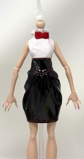 Monster High Universal Dracula Fashion Doll Outfit Black & White Mini Dress G1