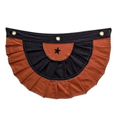 Orange Black Halloween Fall Autumn Bunting 20 inch ~ Home Decors