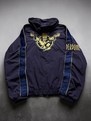 Vintage 00s Thunderdome Hardcore Rave Gabber Embroidery Big Logo Jacket Size L