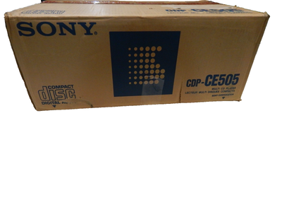 Sony CDP-CE505 5 Disc Changer CD Player EB-16398 Vintage