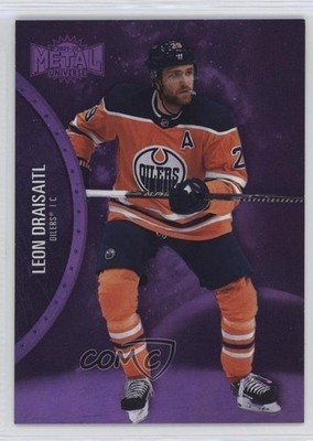 2021-22 Skybox Metal Universe Purple Spectrum /199 Leon Draisaitl #20 1s92