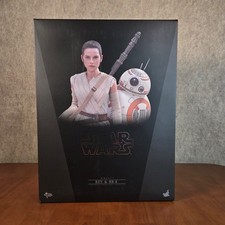 Rey & BB-8 MMS337 Star Wars The Force Awakens 1 6 Hot Toys 12  Figure USA seller