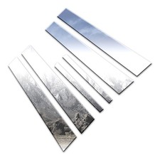 6pc. Luxury Fx Chrome Pillar Post Trim Fit For 2006.5-2010 Kia Optima