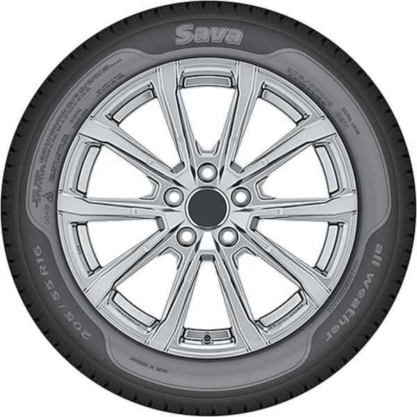 SAVA ALL WEATHER 165/70R14 81T - Photo 3/4