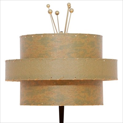 Mid Century Modern Lamp Shade / 3 Tier Fiberglass 2558