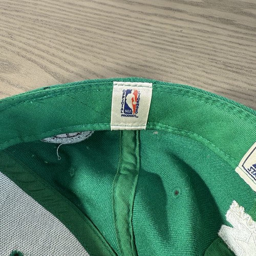 Boston Celtics The Natural 100% Wool Starter Fitted Hat Vintage 7 3/8 - Picture 10 of 12