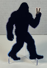 Sasquatch Vinyl Die Cut Sticker Bigfoot Big Foot Yeti Waterproof Holo Peace