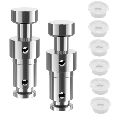 #ad 2 Pcs Pressure Cookers Float Valve Universal Replacement Parts 54mm Silver $8.26