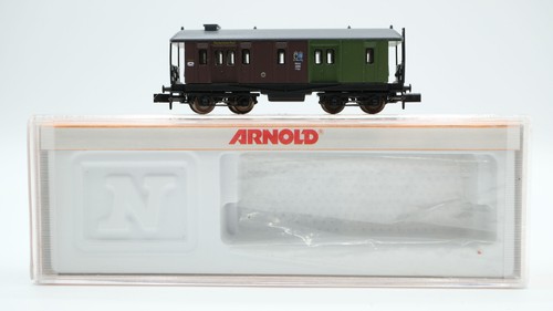 Arnold N 3053 Packwagen K.P.E.V. Braun/Grün | Condition: Gebraucht