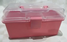 Mini Pink Makeup Organizer Box Caboodles Style NEW Free Shipping