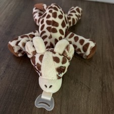 Philips AVENT Giraffe Lovey Plush Pacifier Holder Soothie Snuggle Stuffed
