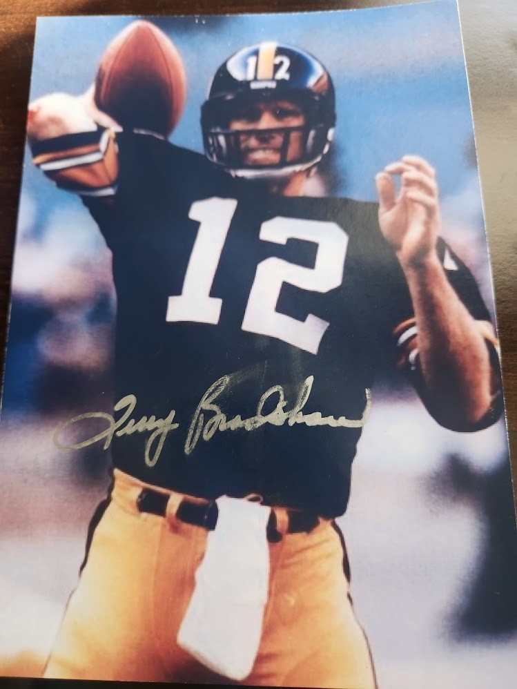Terry Bradshaw Autographed Signed Pittsburgh Steelers 5.5X8 Photo 