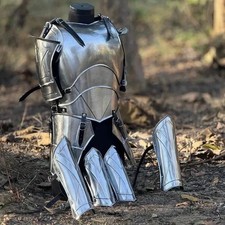 Medieval Knight Full Body Armor Costume Steel Armor Halloween Cosplay Larp.