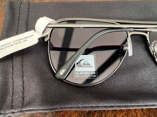 LOTE X 2 DOS GAFAS DE SOL QUIKSILVER Rojo y Dorado Espejo Aviadores Metal QS4000OP NUEVO - Imagen 3 de 4