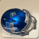 CHRIS SPIELMAN Signed Detroit LIONS Mini-helmet Beckett (BAS)