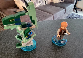 LEGO Dimensions Jurassic World Team Pack Owen ACU Velociraptor Gyrosphere - FS!!