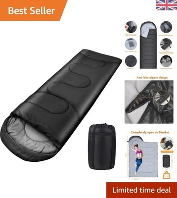 Kompakter 1-Personen Schlafsack - warm & bequem für Backpacking Abenteuer