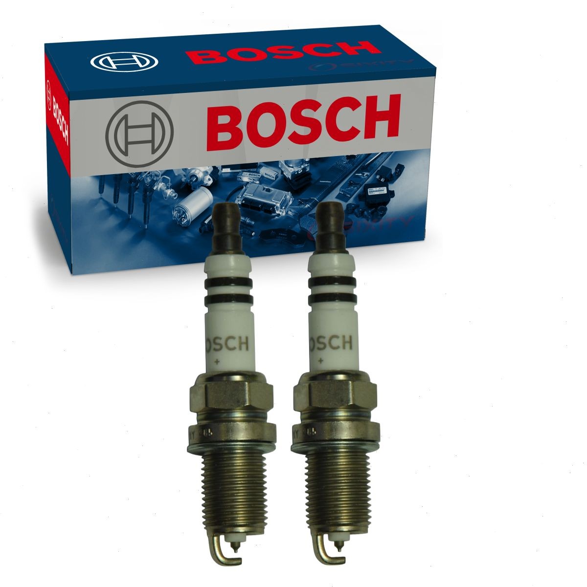 2 pc Bosch FR7KPP33U Double Platinum Spark Plugs for Ignition Wire bm