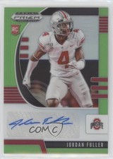2020 Panini Prizm Draft Picks Rookies Neon Green 95/125 Jordan Fuller Auto 0tw4