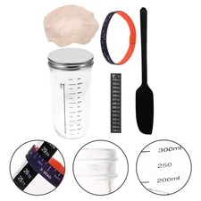  Sourdough Starter Jar Bulk Fermentation Container Bread Baking Supplies