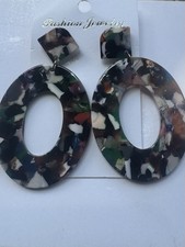 Acrylic Earrings For Women Statement Geometri...