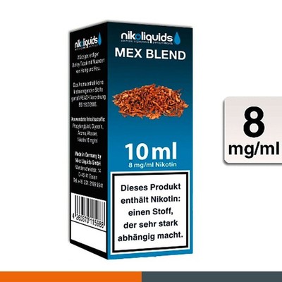 E-Liquid NIKOLIQUIDS Mex Blend 8 mg