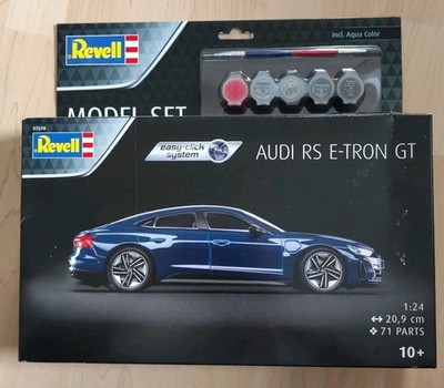 Revell Audi e-tron GT easy-click-system Bausatz zum Zusammenstecken Farbe Pinsel