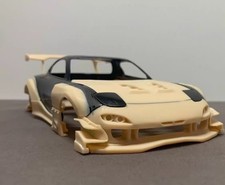 Resin 3D Printed 1/24th Mazda RX7-RE Wide Body Kit Unpainted Model Toys