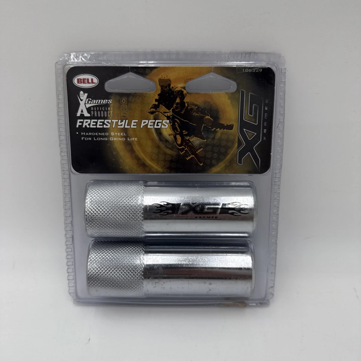 Paire De Pegs BMX Bell Freestyle – 3/8'' – Alu – NOS – Vintage