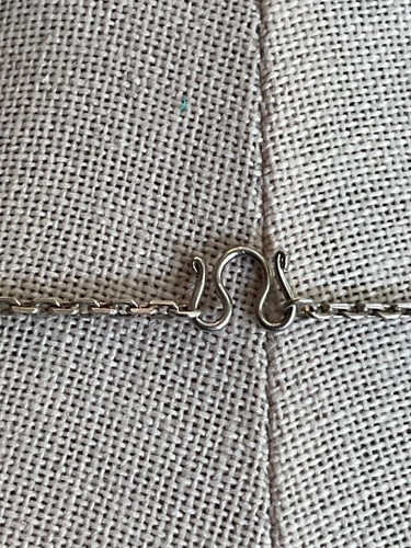 VTG SIAM STERLING SILVER Signed Thai MODERNIST Pendant NECKLACE Nielloware MCM - Picture 17 of 24
