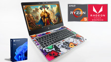 Cheap Gaming Laptop Fast RYZEN 7 32GB RAM 1TB SSD 13.3 FHD Win11 Vega 10 GPU PC