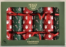 CHRISTMAS HOLIDAY PARTY CRACKERS  BY HOLLY & IVY SET OF 6 NEW