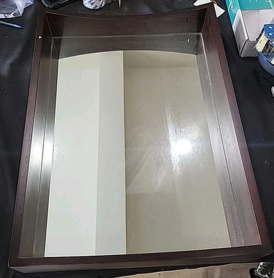 DecoLav 22'' Wall Mirror W/Storage Shelf Espresso Finish 9790-DWN RM5