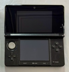 Nintendo 3DS Cosmo Black Handheld Console System CTR-001 Complete in Box CIB