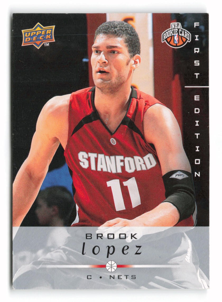 2008-09 Upper Deck First Edition Brook Lopez #226 Rookie New Jersey Nets
