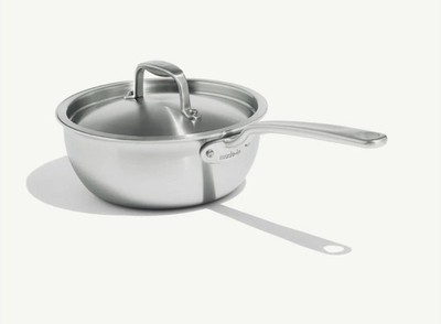 1,9L Made In Kochgeschirr Edelstahl plattiert Saucier mit Deckel Brandneu in Box       