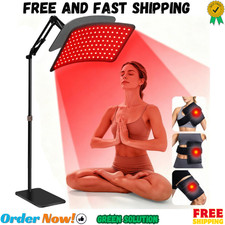 Red Light Therapy for Body Face, 3-in-1 Infrared Red Light Therapy Lamp with Dua