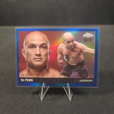 Topps Chrome UFC BJ Penn /150 Blue Refractor