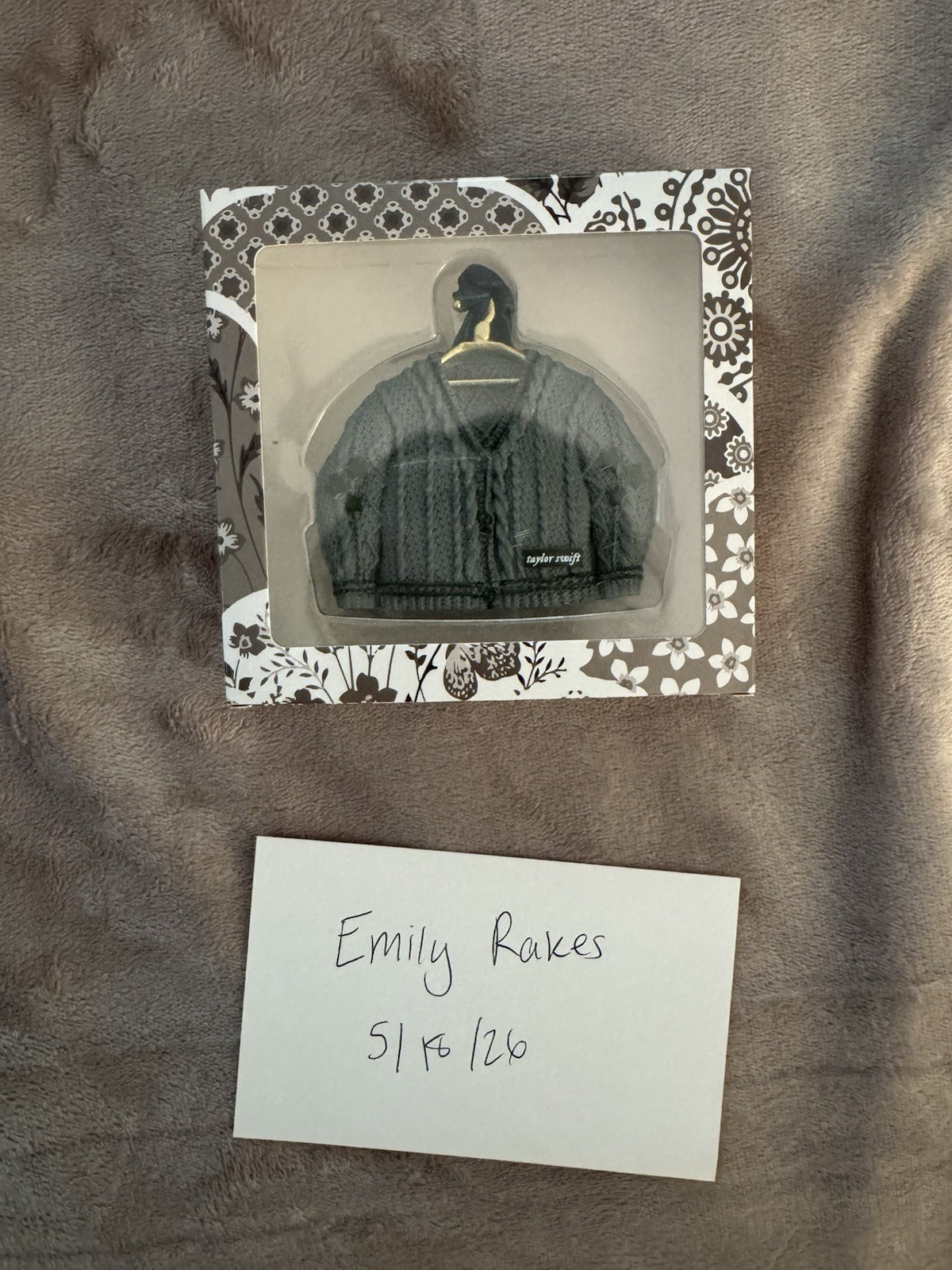 Taylor Swift Folklore Cardigan Hanging Ornament