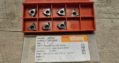 Schwanog 323939 WEP Tip Inserts Granit 2000 Lot of 7