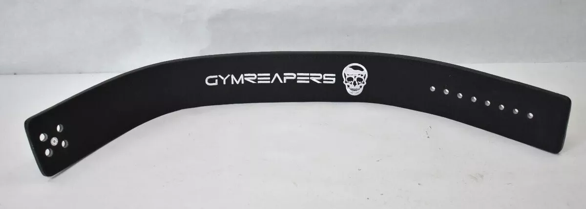 Gymreapers 10mm Lever Belt Black Medium Size Adjustable Weight Lifting Belt  Only