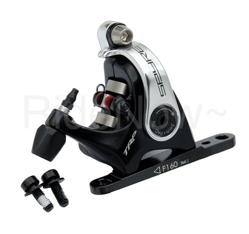 TRP SPYRE Mechanical Front Flat Mount CX/Road Bike Disc Brake Caliper, w/Adapter - Picture 1 of 10