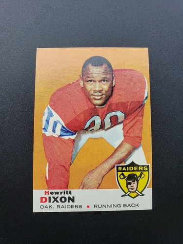 1969 Topps #98 Hewritt Dixon Football Oakland Raiders EX-MT - Foto 1 di 2