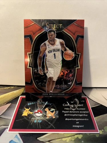 2022/23 Panini Select - ZION WILLIAMSON - RED PRIZM #190/199 MADE - PELICANS #24