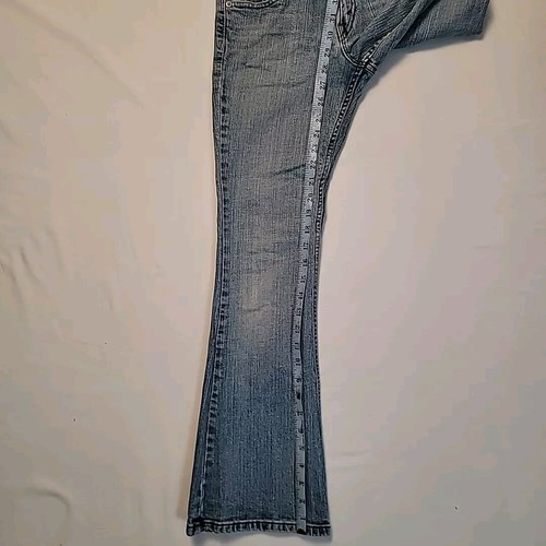 Levi's 518 Damen Jeans Größe 1 Kurz Super Low Boot Cut 1% Elasthan Stretch Denim - Bild 7 von 18