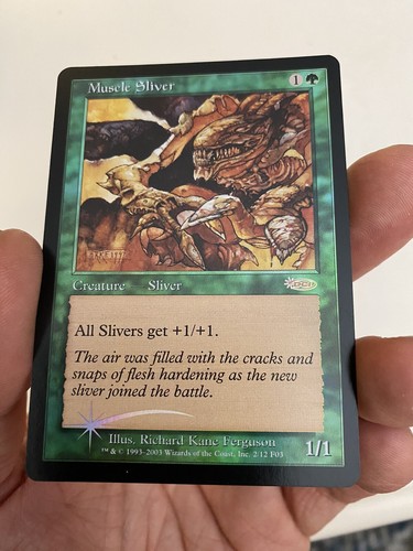 Muscle Sliver *FNM PROMO FOIL* 2003 MTG DCI NM/MT Limited Edition Combined Ship - Picture 9 of 9