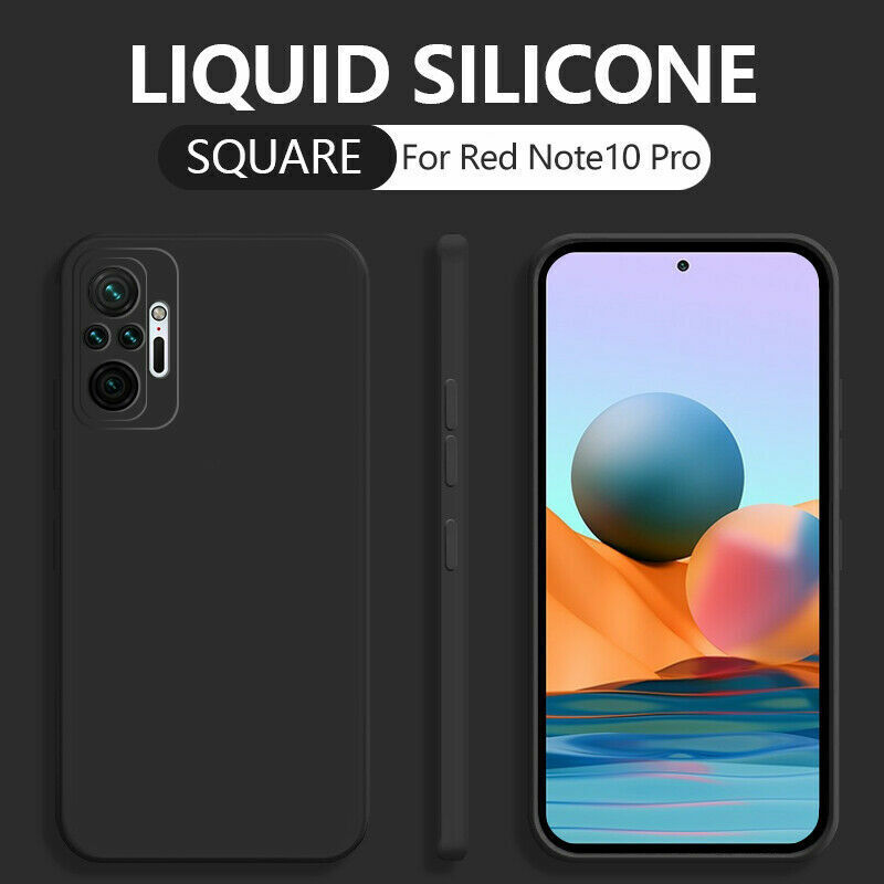 For Xiaomi Redmi Note 11 10 9 8 7 Pro Mi 11T 10T Lite Liquid Silicone Case Cover