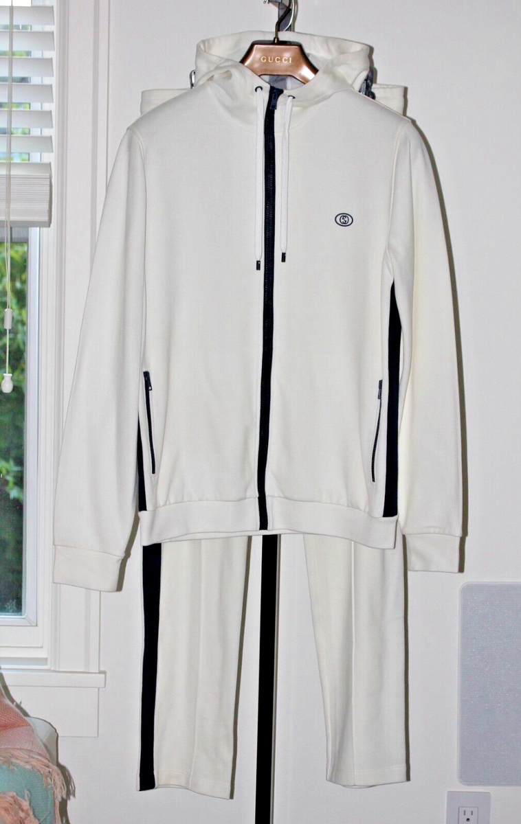 GUCCI Hooded Tracksuit Jogger Sweat Suit Interlocking GG LOGO *2