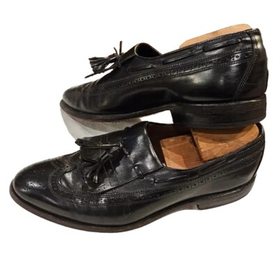 Allen Edmonds Arlington Wingtip Tassel Kiltie Loafers Black  display picture 3